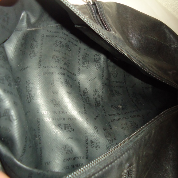 Russel&Bromley Women's Leather Black Back Pack Size-18x12 in - Picture 13 of 13